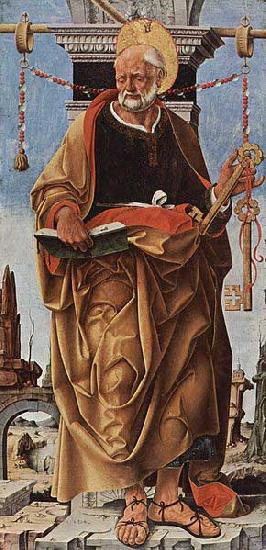 Francesco del Cossa Griffoni-Altar, ursprl. Griffonikapelle in der San Petronio in Bologna, linker Flugel china oil painting image